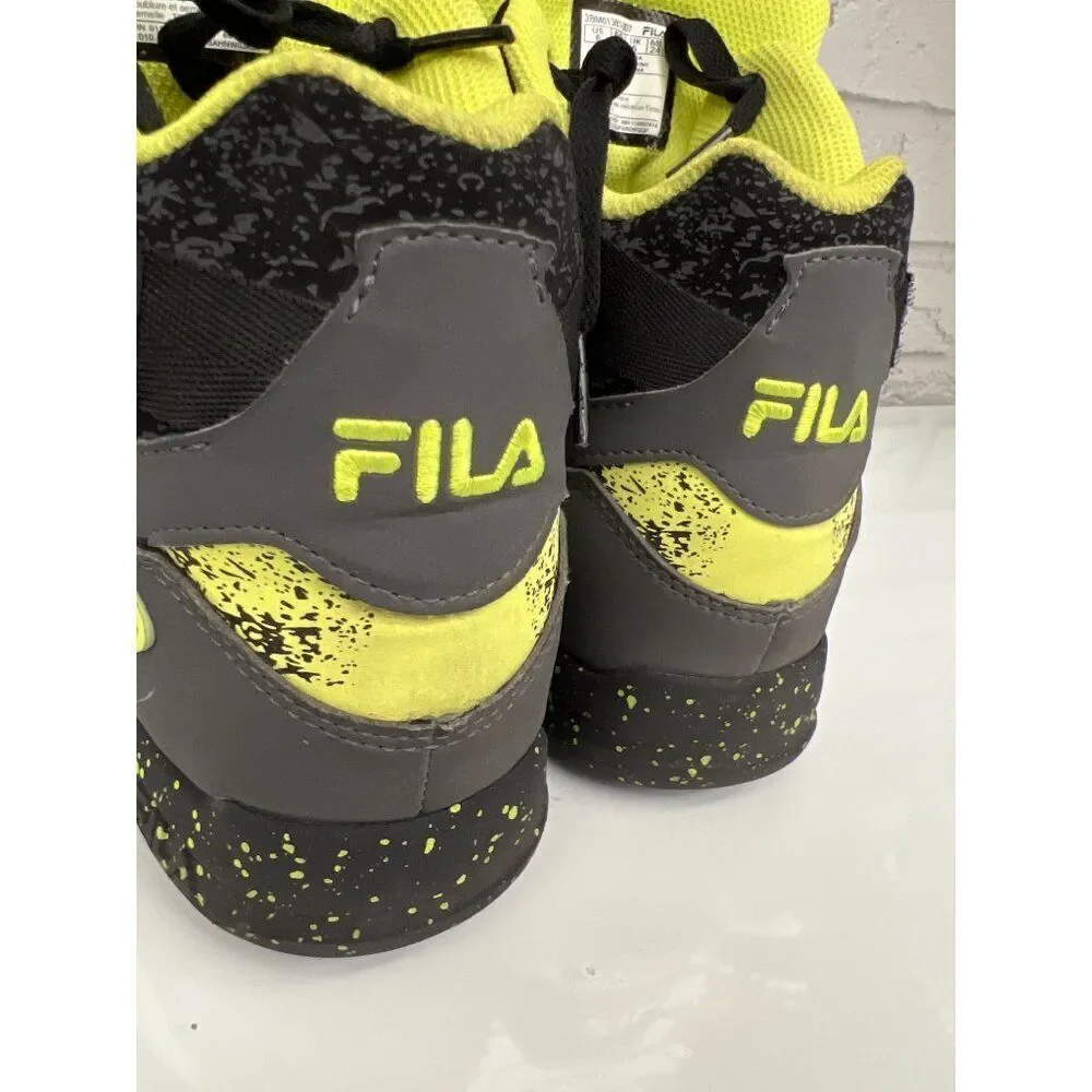 Fila Multiverse Splatter Mid Shoes Sneakers Size Boys Youth 6